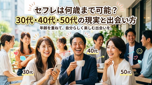 セフレは何歳まで可能?30代・40代・50代の現実と出会い方